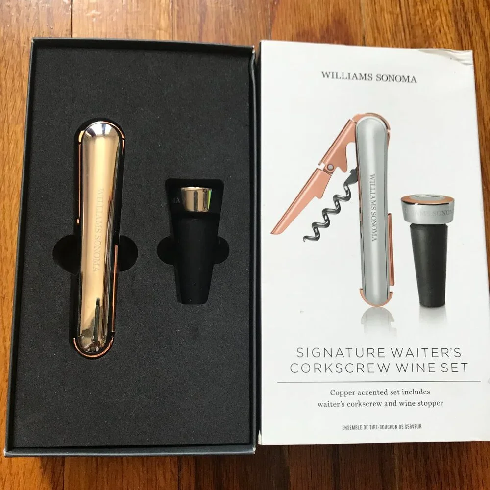 Williams Sonoma Signature Waiters Corkscrew Wine Set, Set of 2
